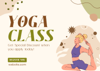 Yoga-tta Love It Postcard Design
