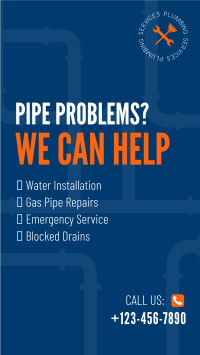 Need A Plumber? Instagram story Image Preview