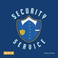 Security Uniform Badge Linkedin Post Design