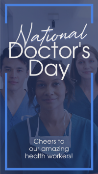 Celebrate National Doctors Day Facebook Story Design
