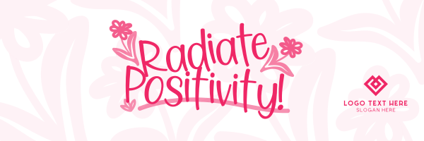 Generate Positivity Twitter Header Design Image Preview