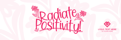 Generate Positivity Twitter header (cover) Image Preview