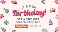 Business Birthday Promo Facebook event cover Image Preview