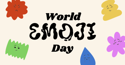 Emoji Day Blobs Facebook ad Image Preview