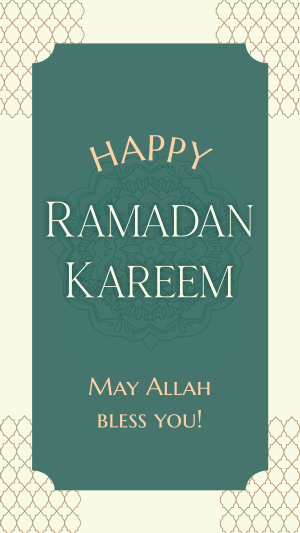 Happy Ramadan Kareem Instagram story Image Preview