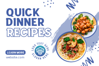 Quick Tasty Dinner Pinterest board cover Image Preview