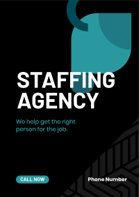 Simple Agency Hiring Flyer Image Preview