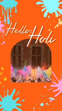 Holi Color Festival Instagram story Image Preview