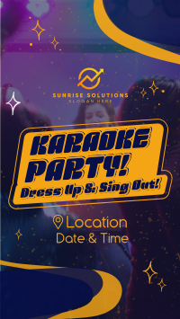 Karaoke Party Star Instagram Reel Image Preview