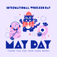 Fun-Filled May Day Instagram Post Design