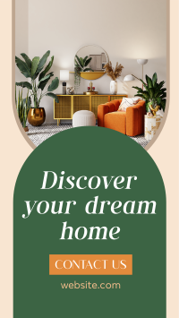 Dream Home Real Estate Facebook Story Design