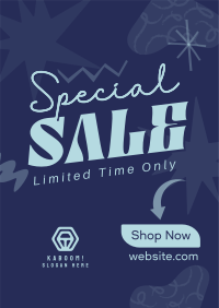 Quirky Shopping Sale Poster Image Preview