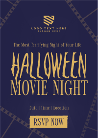 Halloween Movie Night Flyer Preview