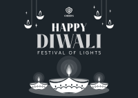 Diwali Event Postcard Design