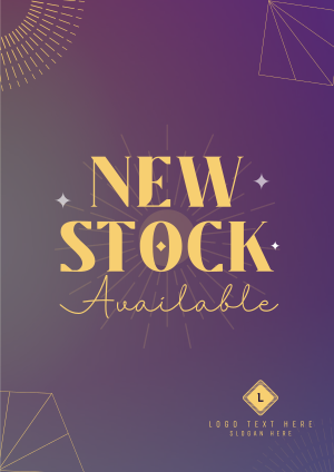 Gradient & Lines New Stock Flyer Image Preview