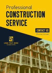 Construction Builders Poster Design