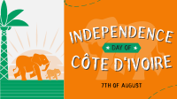 Ivory Coast Independence Day Animation Preview
