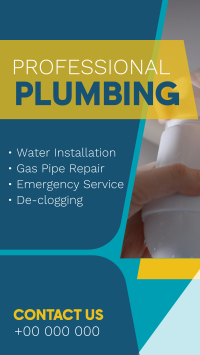 Modern Professional Plumbing Video Image Preview