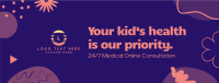 Kiddie Pediatric Doctor Facebook cover Image Preview