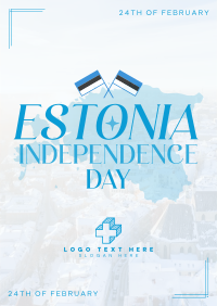 Majestic Estonia Independence Day Flyer Image Preview