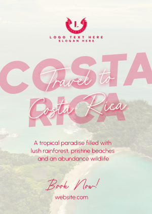 Travel To Costa Rica Flyer Image Preview