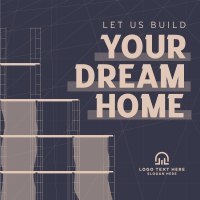 Building Dream Home Instagram Post Design