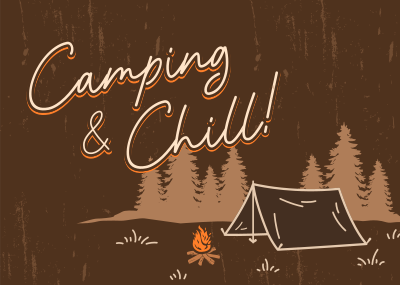 Camping Adventure Outdoor Postcard Image Preview