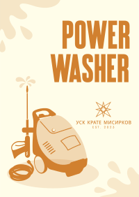 Power Washer Rental Flyer Image Preview