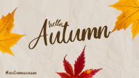 Autumn Leaves Facebook event cover Image Preview