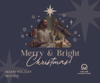Christmas Family Night Facebook Post Design