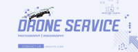 Drone Camera Service Facebook cover Image Preview