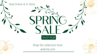 Aesthetic Spring Sale  Facebook Event Cover Design