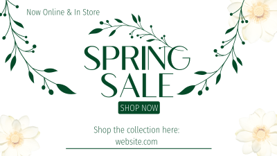 Aesthetic Spring Sale  Facebook event cover Image Preview