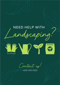 Minimalist Landscaping Flyer Image Preview