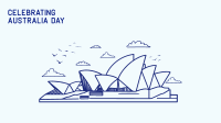 Happy Australia Day Zoom Background Image Preview