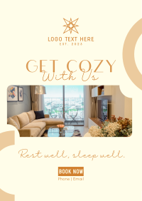 Get Cozy With Us Flyer Design