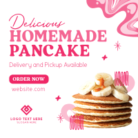 Homemade Pancakes Instagram Post Design
