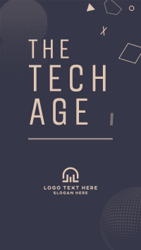 The Tech Age Facebook Story Design