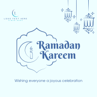 Ramadan Pen Stroke Instagram post Image Preview