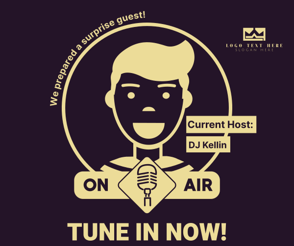 Tune in Now Facebook Post Design Image Preview