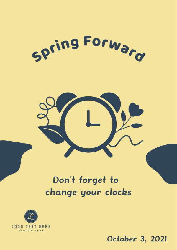 Change your Clocks Flyer Design Image Preview