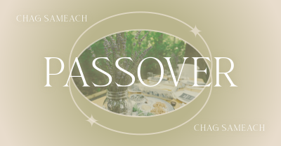 Passover Seder Minimalist  Facebook ad Image Preview