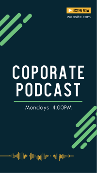Corporate Podcast Facebook story Image Preview