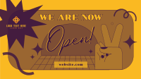 We Are Now Open Video Image Preview