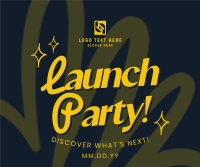 Launch Party Quirky Facebook Post Preview