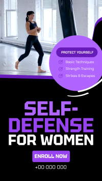 Women Self-defense Class TikTok Video Preview