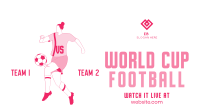 World Cup Football Player Facebook Event Cover Image Preview