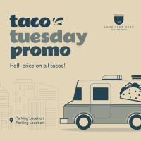 Taco Tuesday Instagram Post Design