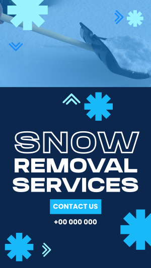 Snowy Snow Removal Facebook story Image Preview