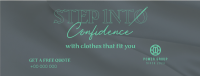 Tailored Fit Clothes Facebook cover Image Preview